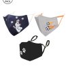 Kids MASQ Masks & Protective Gears | Buy Masq Kids Black & Blue Pack Of 3 Printed Cotton Cloth Outdoor Masks - Accessories For Unisex Kids