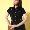 Women Roadster Jumpsuits | Buy The Roadster Life Co. Spread Collar Basic Jumpsuit - Apparel For Women