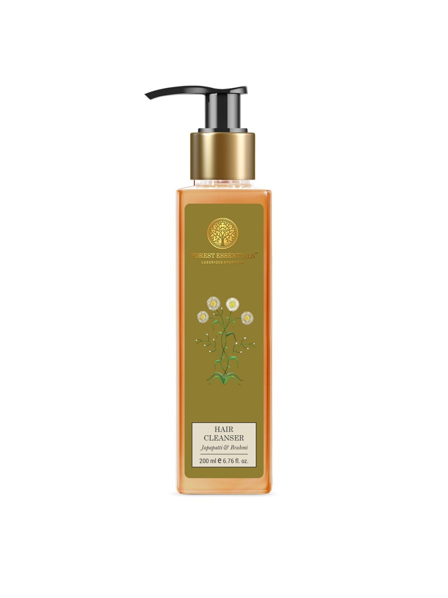 Women Forest Essentials Premium Beauty | Buy Forest Essentials Hair Cleanser Japapatti & Brahmi Shampoo For Dry & Frizzy Hair 200Ml - Personal Care For Unisex