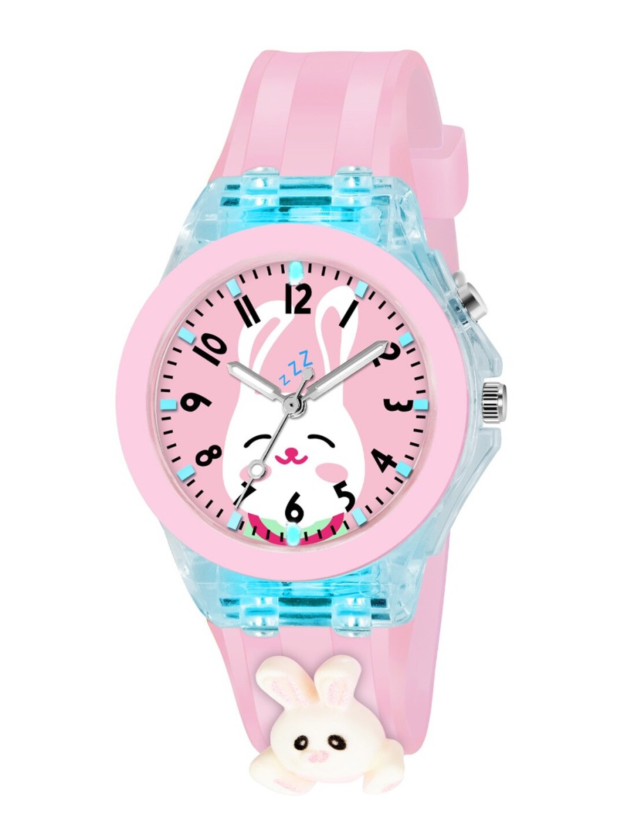 Kids Shocknshop Watches | Buy Shocknshop Kids Printed Dial & Straps Scratch Resistant Analogue Watch Led Rabbit 327 - Accessories For Unisex Kids