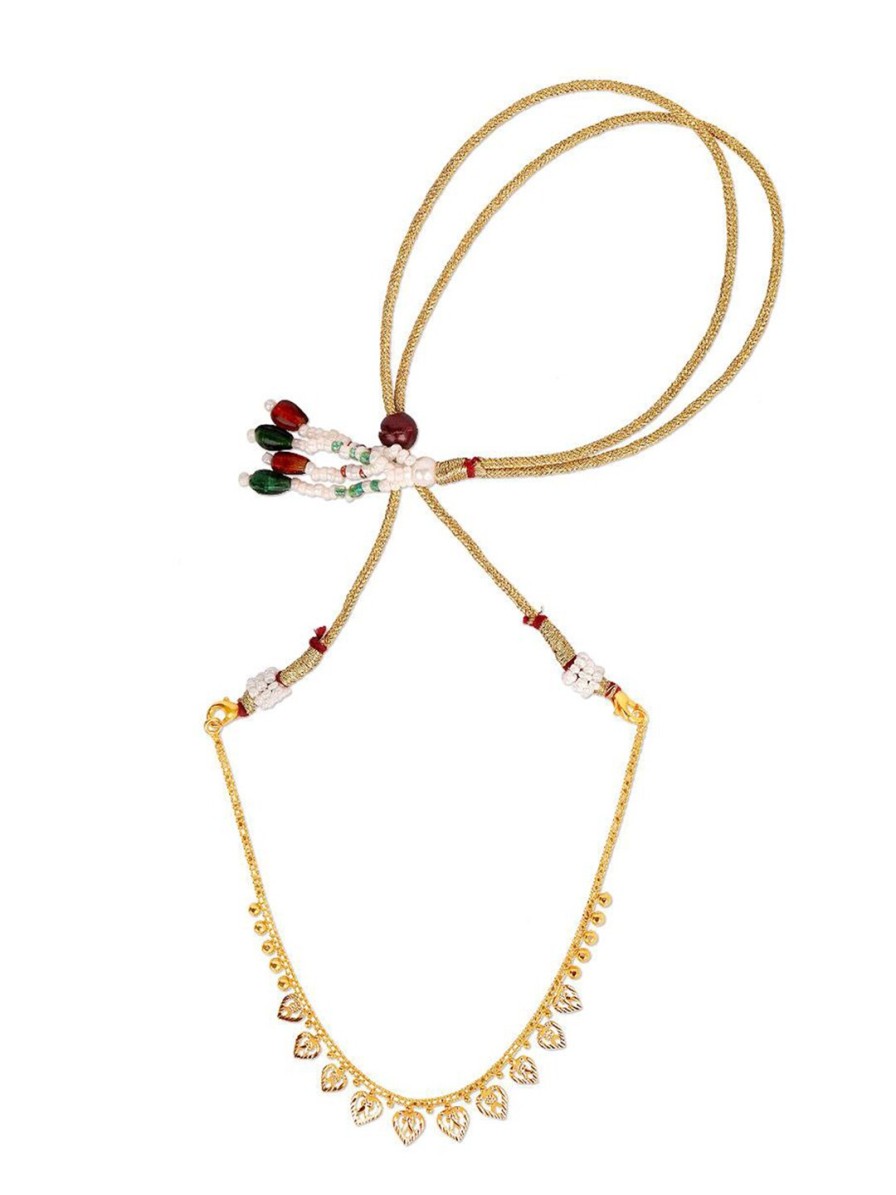 Women CANDERE A KALYAN JEWELLERS COMPANY Fine Jewellery | Buy Candere A Kalyan Jewellers Company 18Kt Bis Hallmark Gold Necklace 3 G - Accessories For Women