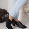 Women DressBerry Heels | Buy Dressberry Black Block Pumps Heels - Footwear For Women