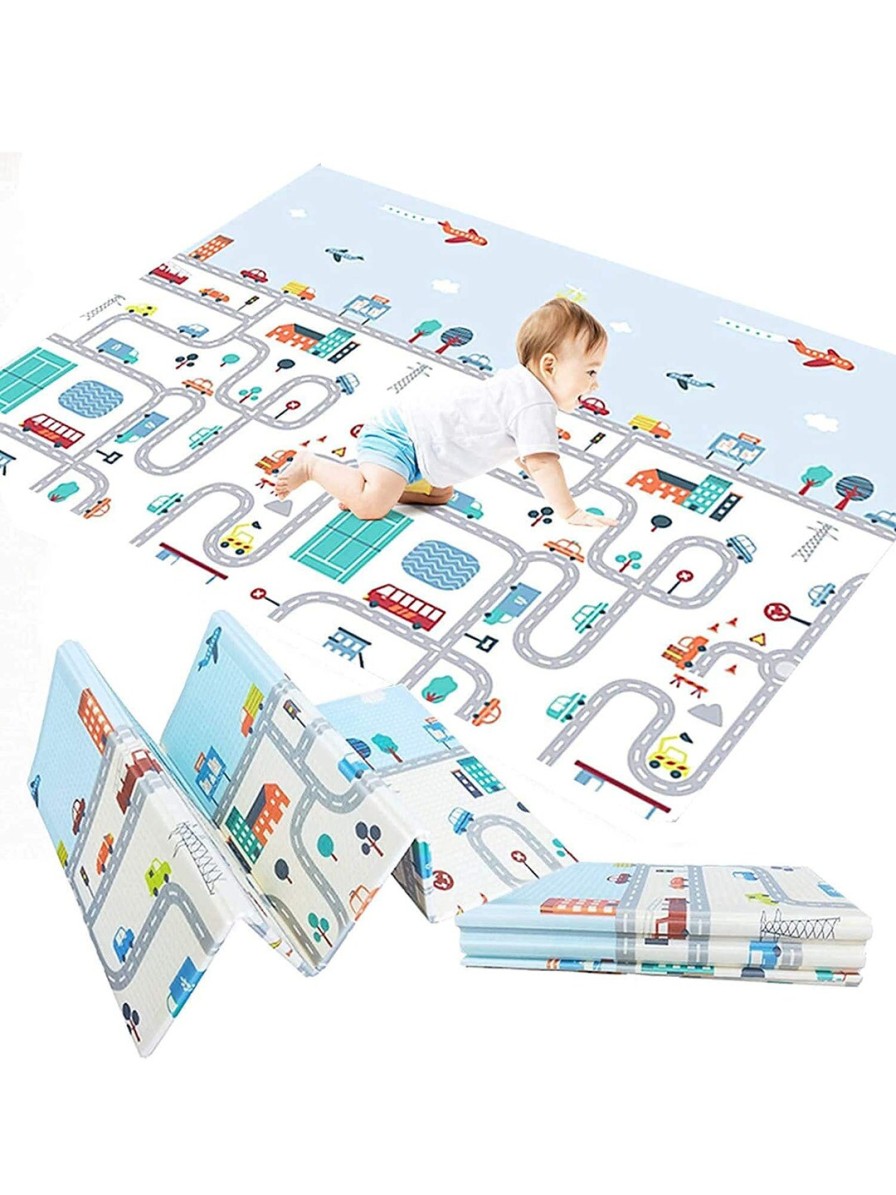 Kids OPINA Activity Toys | Buy Opina Kids Waterproof & Foldable Baby Crawling Play Mat With Reversible Design - Toys And Games For Unisex Kids