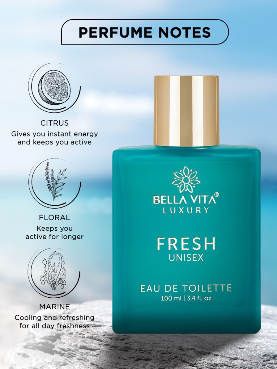 Women Bella Vita Organic Fragrances | Buy Bella Vita Organic Unisex Fresh Perfume 100 Ml - Personal Care For Unisex