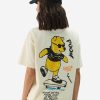 Women The Souled Store Tshirts | Buy The Souled Store Off White Winnie The Pooh Printed Oversized Cotton T Shirt - Apparel For Women