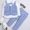 Kids BUMZEE Clothing Sets | Buy Bumzee Infants Boys Pure Cotton Shirt With Trousers And Waistcoat - Apparel For Boys