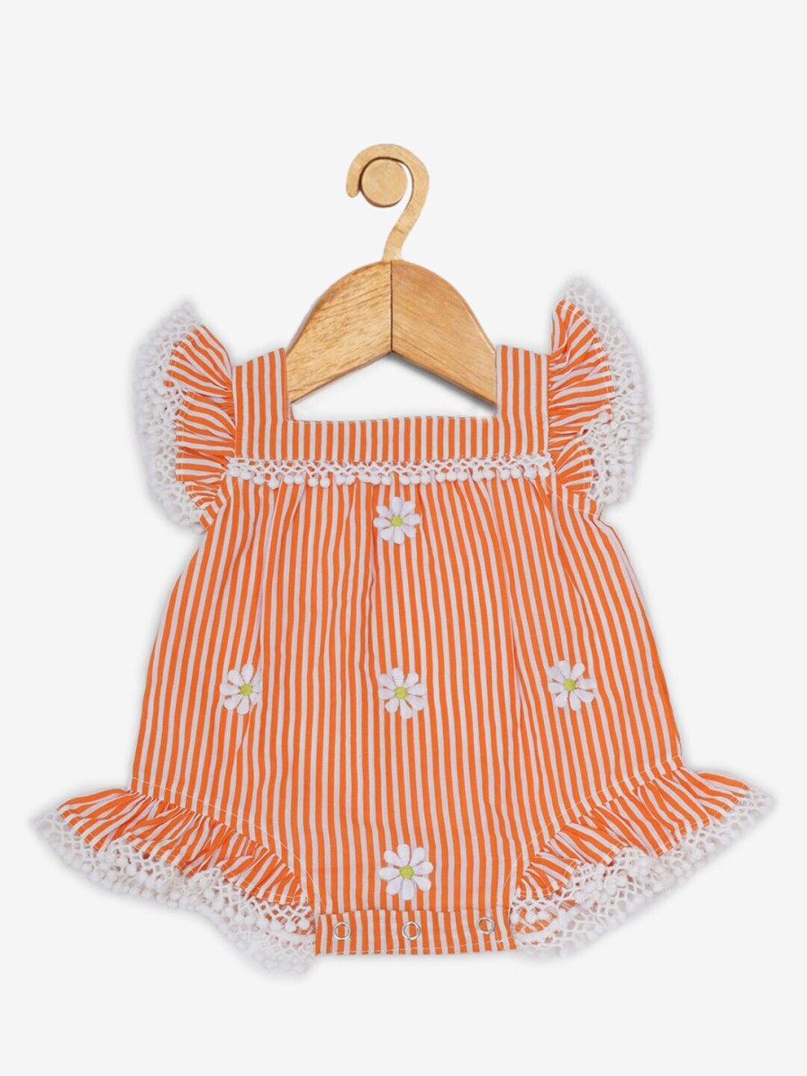 Kids Creative Kids Bodysuits | Buy Creative Kids Girls Cotton Stripe Bodysuit - Apparel For Girls