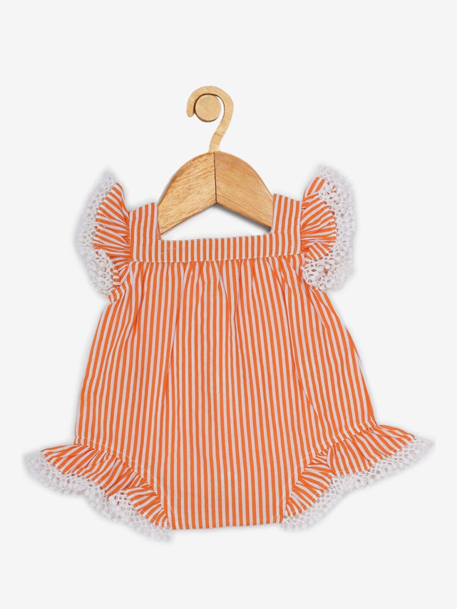 Kids Creative Kids Bodysuits | Buy Creative Kids Girls Cotton Stripe Bodysuit - Apparel For Girls