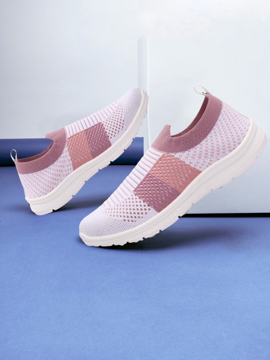 Kids YK Yk | Buy Yk Girls Colourblocked Slip On Sneakers - Footwear For Girls