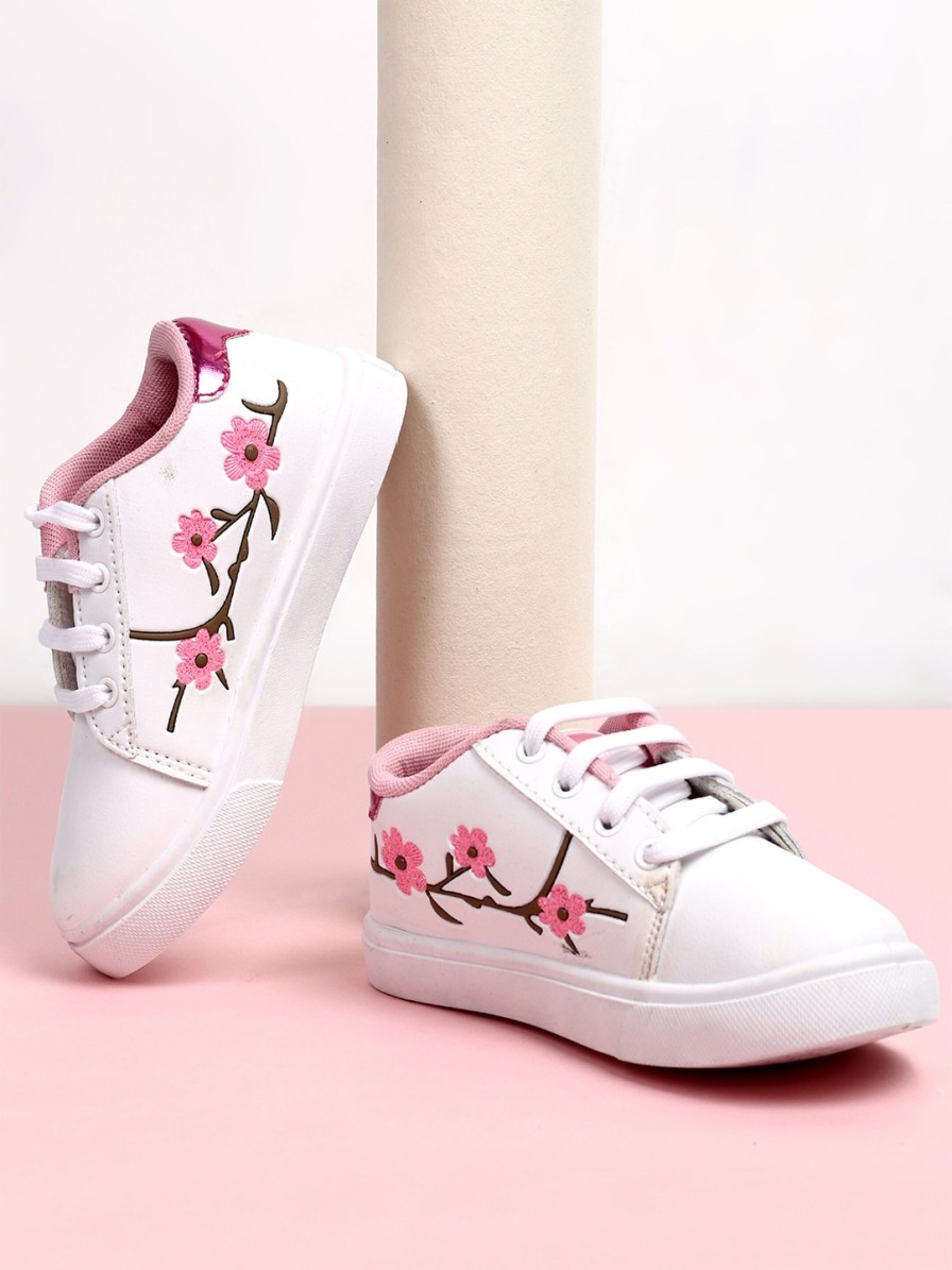 Kids KATS Casual Shoes | Buy Kats Girls Printed Lightweight Lace Up Sneakers - Footwear For Girls