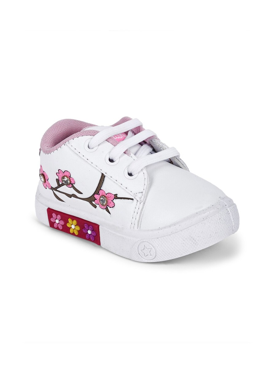 Kids KATS Casual Shoes | Buy Kats Girls Printed Lightweight Lace Up Sneakers - Footwear For Girls