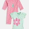 Kids United Colors of Benetton Bodysuits | Buy United Colors Of Benetton Infant Girls Pack Of Sleepsuit & Bodysuit - Apparel For Girls