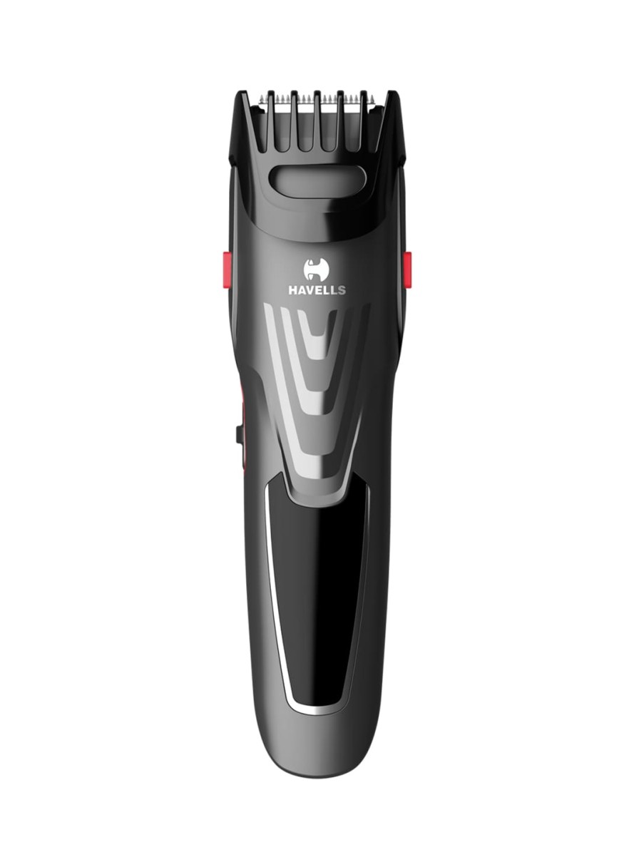 Men Havells Trimmers | Buy Havells Red & Grey Bt5302 Rechargeable Zoom Wheel Beard Trimmer - Personal Care For Men