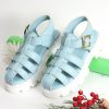 Kids PERY PAO Heels | Buy Pery Pao Girls Round Toe Strappy Platform Heels With Buckle Closure - Footwear For Girls