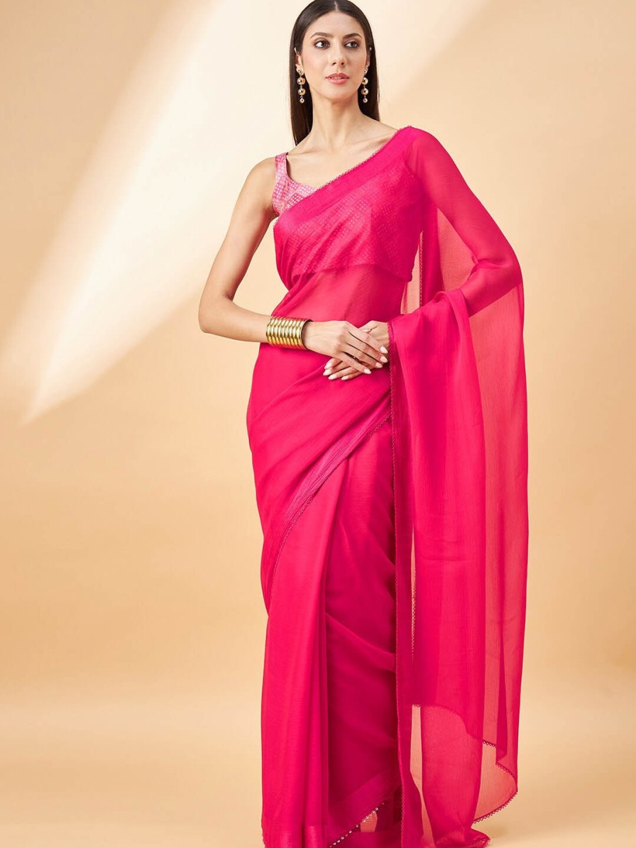 Women all about you Sarees | Buy All About You Pure Chiffon Saree - Apparel For Women