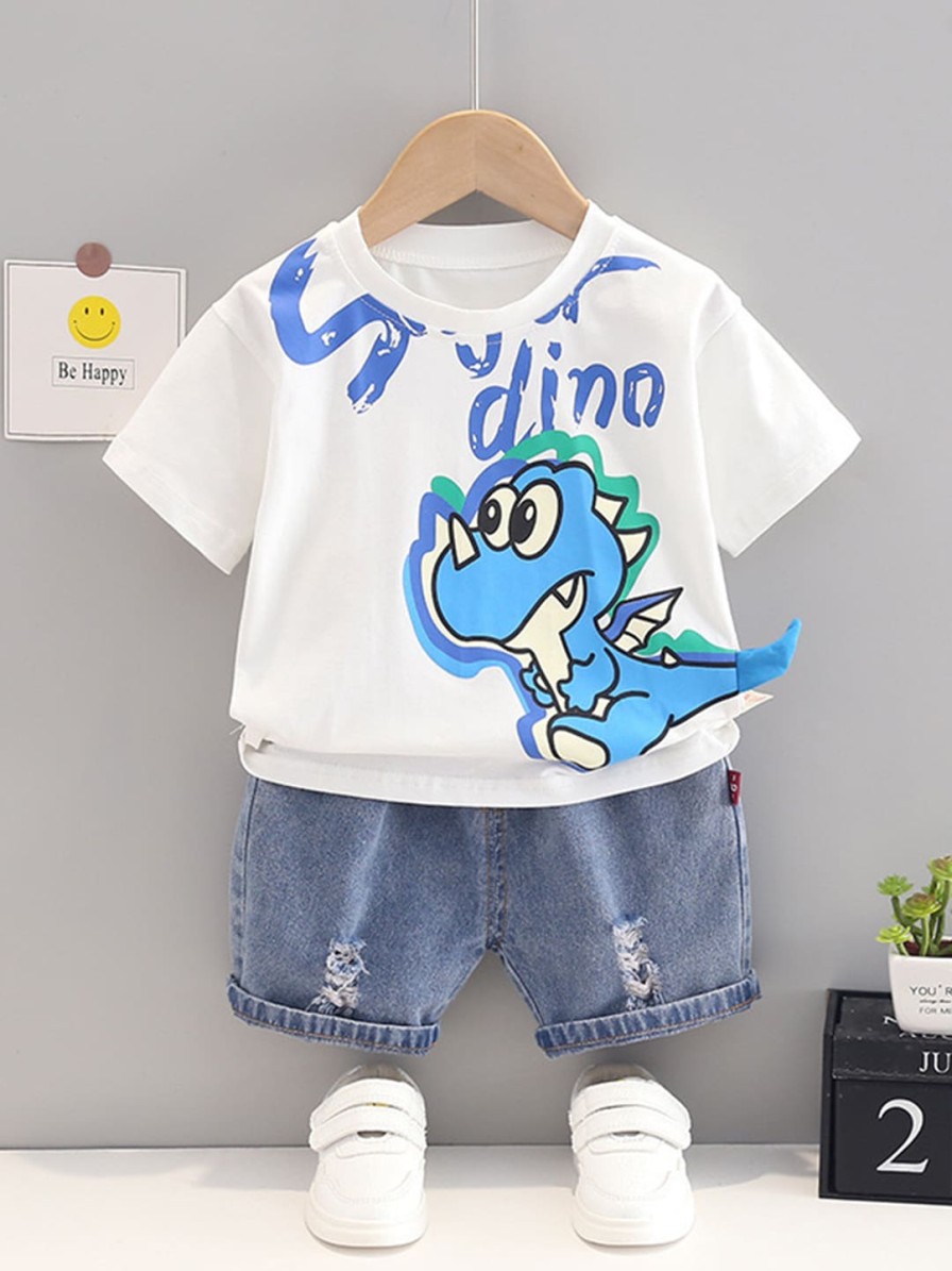 Kids Googo Gaaga Clothing Sets | Buy Googo Gaaga Boys Printed T Shirt With Shorts - Apparel For Boys