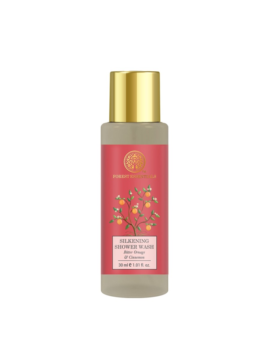 Women Forest Essentials Premium Beauty | Buy Forest Essentials Bitter Orange & Cinnamon Silkening Shower Wash 30 Ml - Personal Care For Unisex