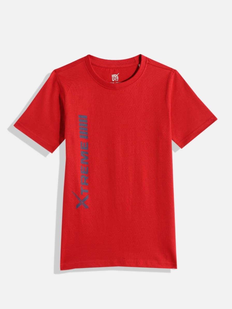 Kids HRX by Hrithik Roshan Hrx | Buy Hrx By Hrithik Roshan Boys Typography Printed T Shirt - Apparel For Boys