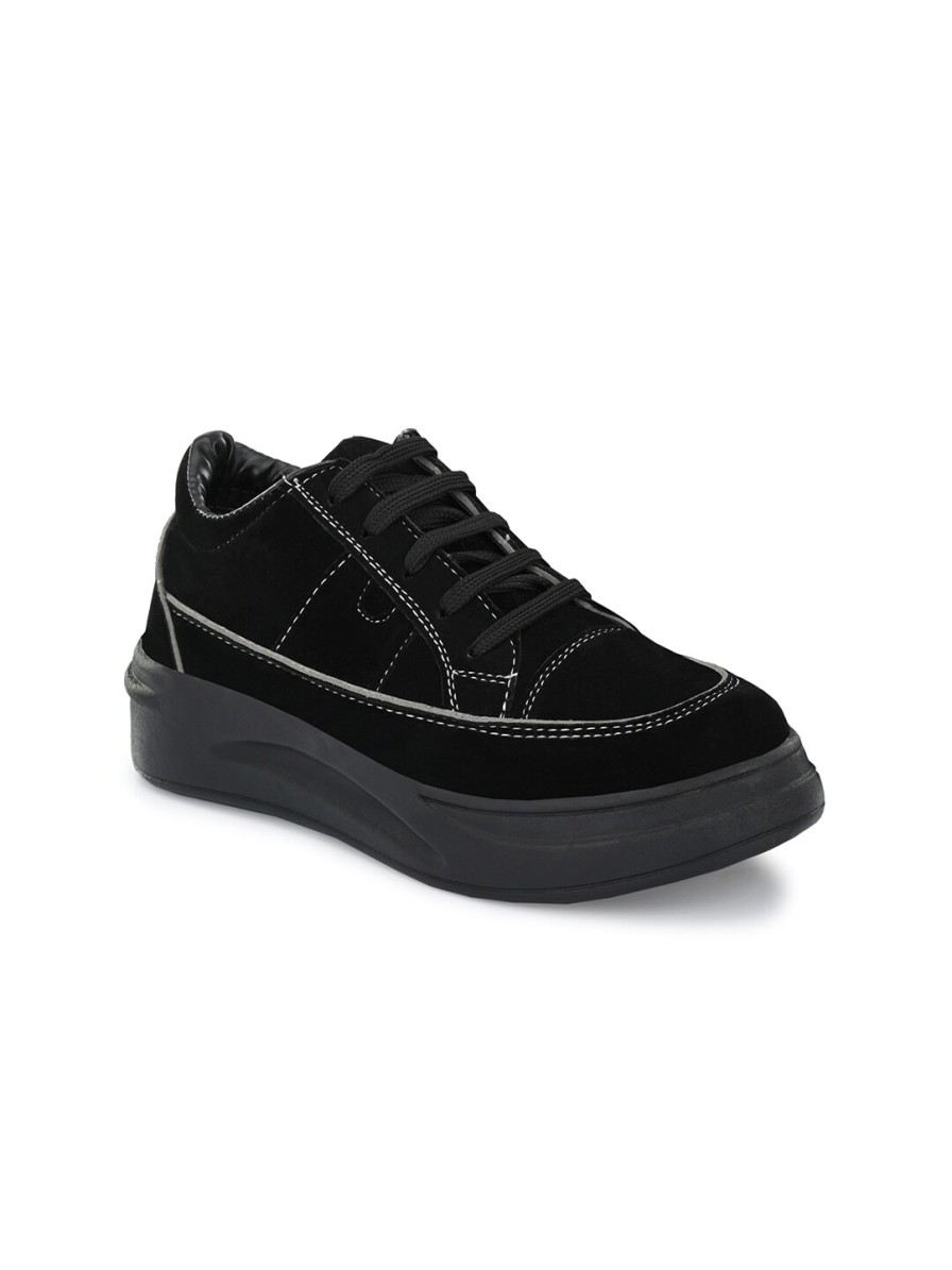 Women El Paso Casual Shoes | Buy El Paso Women Black Solid Lightweight Sneakers - Footwear For Women