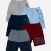 Kids HELLCAT Shorts | Buy Hellcat Boys Pack Of 5 Typography Printed Regular Shorts - Apparel For Boys