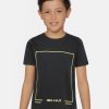 Kids HRX by Hrithik Roshan Hrx | Buy Hrx By Hrithik Roshan Boys Black Printed Bio Wash Lifestyle Tshirts - Apparel For Boys