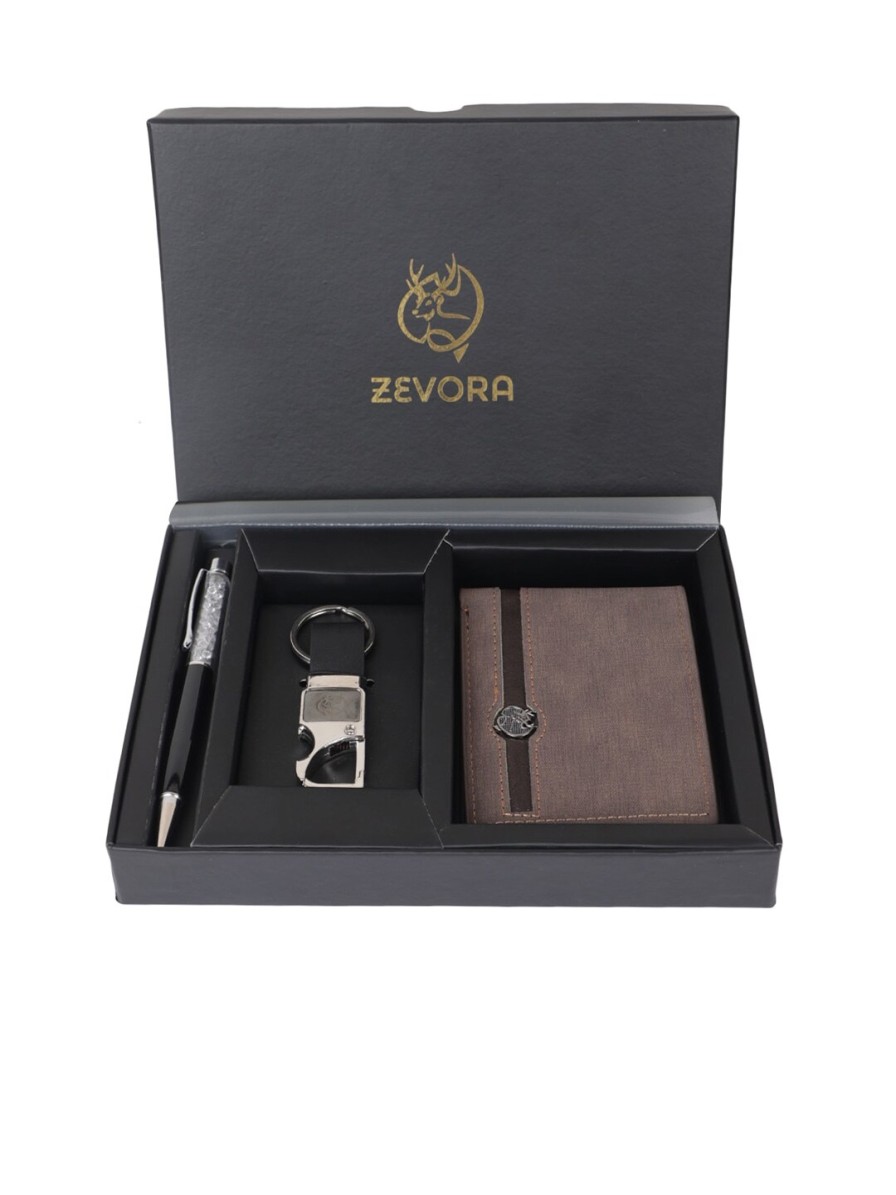 Men ZEVORA Accessory Gift Sets | Buy Zevora Men Leather Accessory Gift Set - Accessories For Men