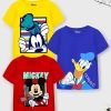 Kids YK Disney Yk | Buy Yk Disney Boys Blue & Red Pack Of 3 Printed Cotton T Shirt - Apparel For Boys