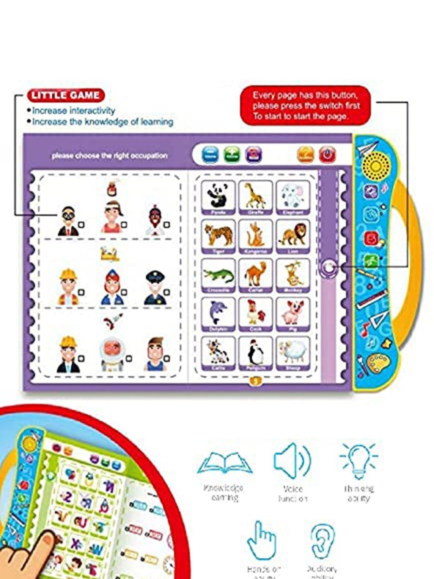 Kids MUREN Learning & Development | Buy Muren Kids Early Learning Touch Sound Study Book For Toddlers - Toys And Games For Unisex Kids