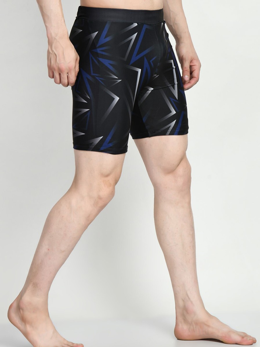 Men Lebami Swimwear | Buy Lebami Men Geometric Printed Slim Fit Swim Shorts - Apparel For Men