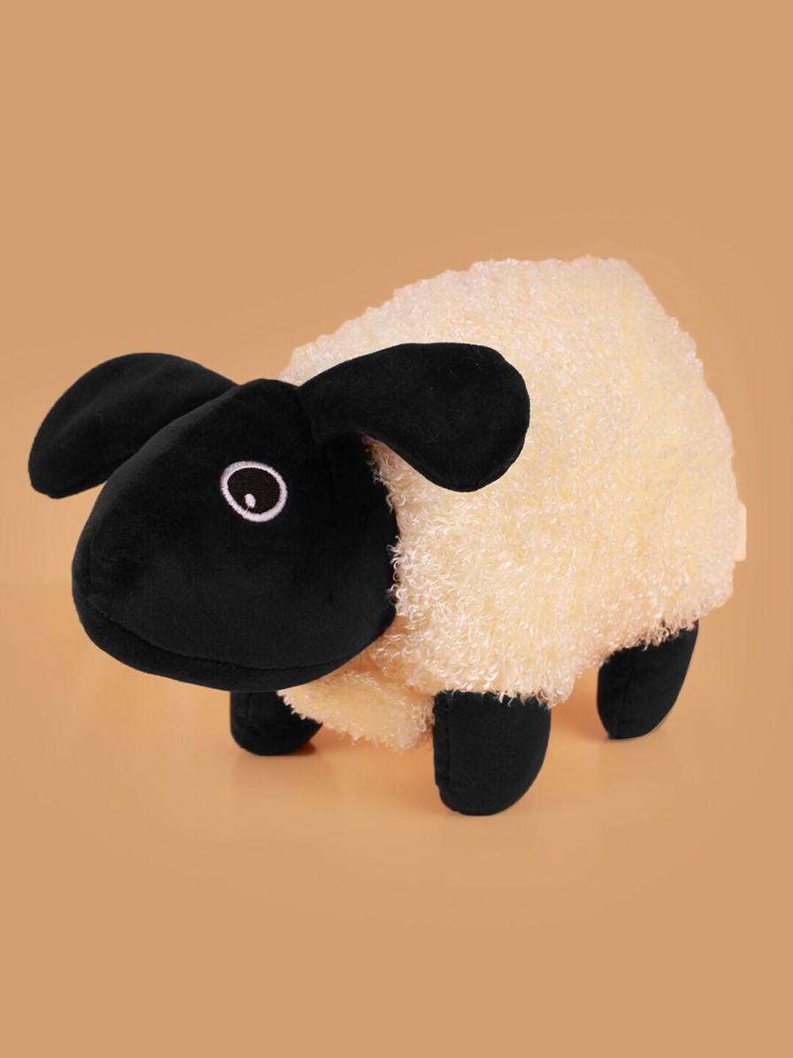 Kids DukieKooky Soft Toys | Buy Dukiekooky Kids Black & Cream Sheep Soft Toy - Toys And Games For Unisex Kids