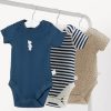 Kids Marks & Spencer Bodysuits | Buy Marks & Spencer Infant Girls Pack Of 3 Striped Bodysuit - Apparel For Girls