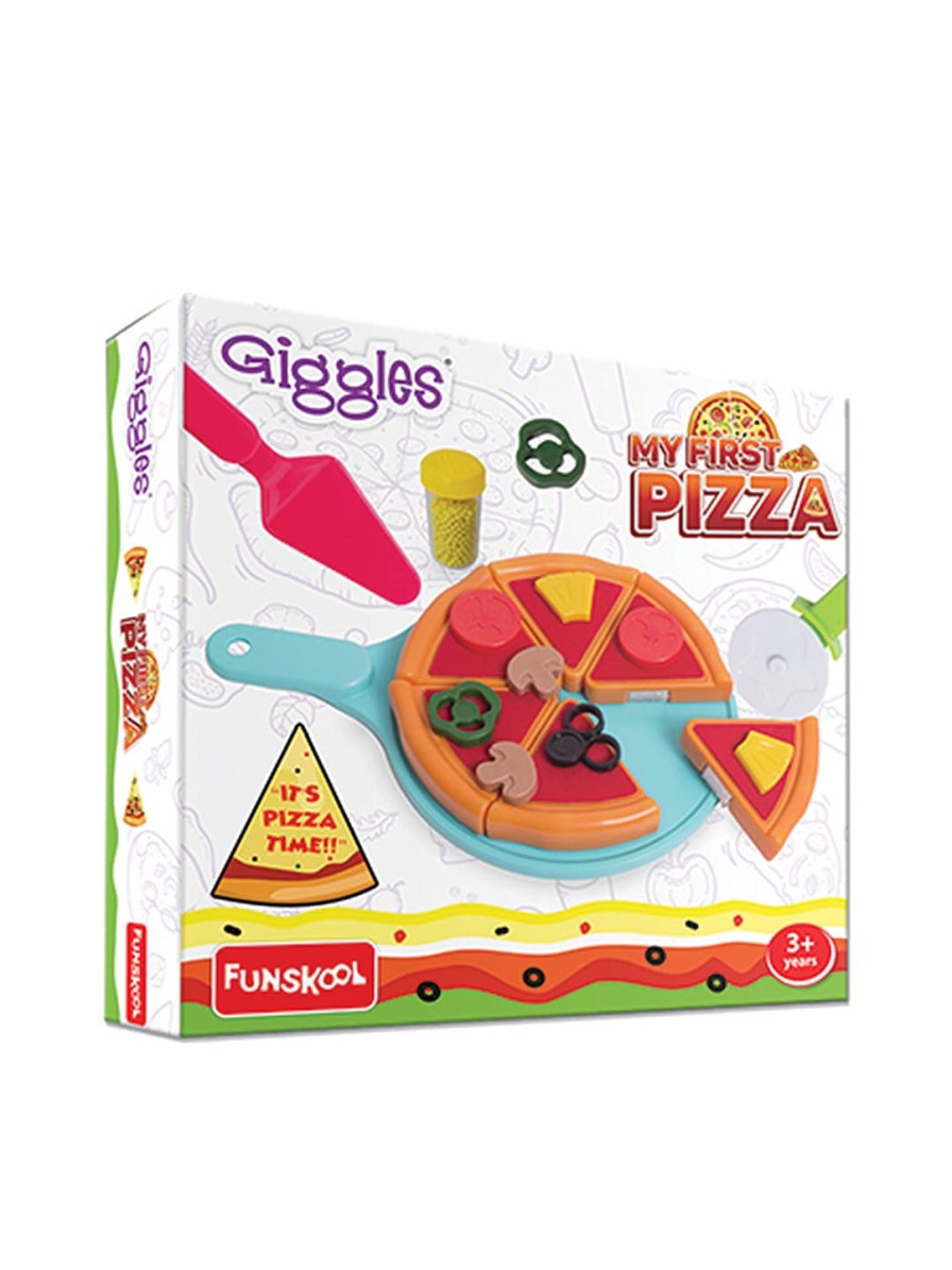 Kids Giggles Learning & Development | Buy Giggles My First Pizza Mix & Match Play Set With 15 Toppings For 3+Years - Toys And Games For Unisex Kids