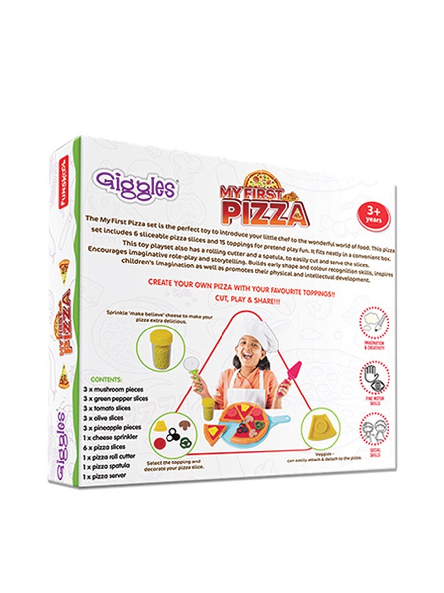 Kids Giggles Learning & Development | Buy Giggles My First Pizza Mix & Match Play Set With 15 Toppings For 3+Years - Toys And Games For Unisex Kids