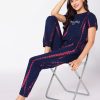 Women beebelle Sleepwear & Loungewear | Buy Beebelle Navy Blue & Magenta Tie Dye Printed Pure Cotton Night Suit - Apparel For Women