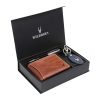 Men WildHorn Accessory Gift Sets | Buy Wildhorn Men Tan Brown & Blue Rfid Protected Genuine Leather Accessory Gift Set - Accessories For Men