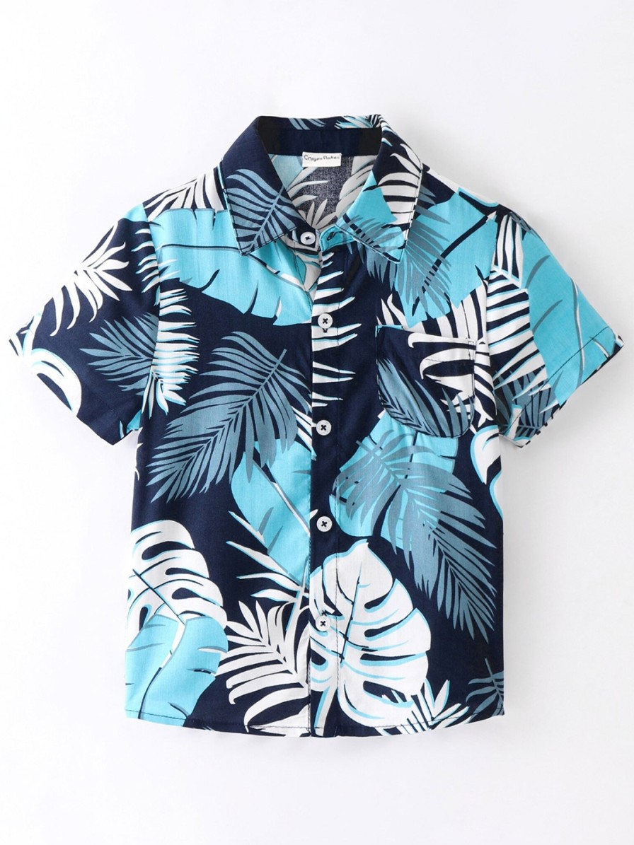 Kids CrayonFlakes Shirts | Buy Crayonflakes Boys Tropical Printed Casual Shirt - Apparel For Boys