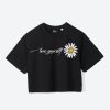 Kids Mast & Harbour Tshirts | Buy Mast & Harbour Girls Black Graphic Printed Pure Cotton Boxy T Shirt - Apparel For Girls