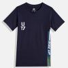 Kids HRX by Hrithik Roshan Hrx | Buy Hrx By Hrithik Roshan Boys Navy Blue Typography Pure Cotton T Shirt - Apparel For Boys