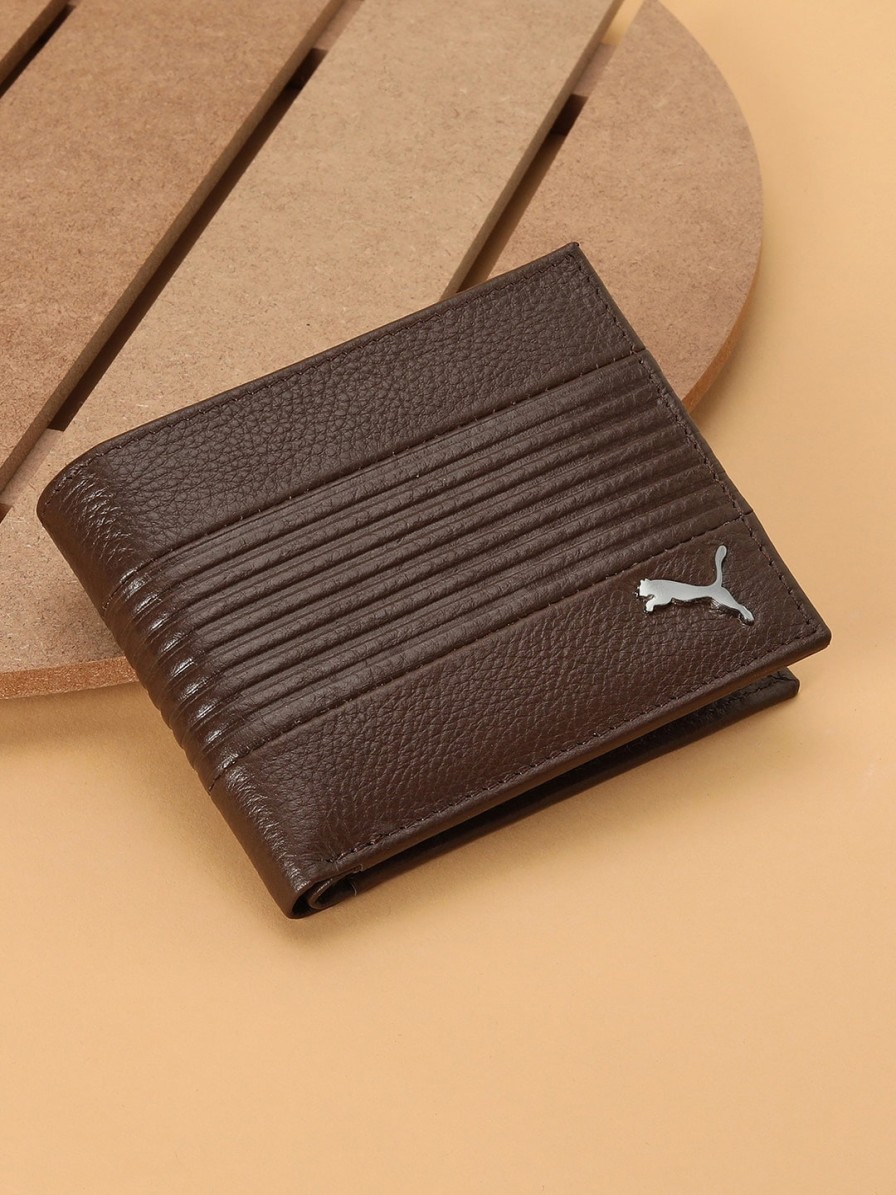 Men Puma Wallets | Buy Puma Textured Leather Cruise Wallets - Accessories For Unisex