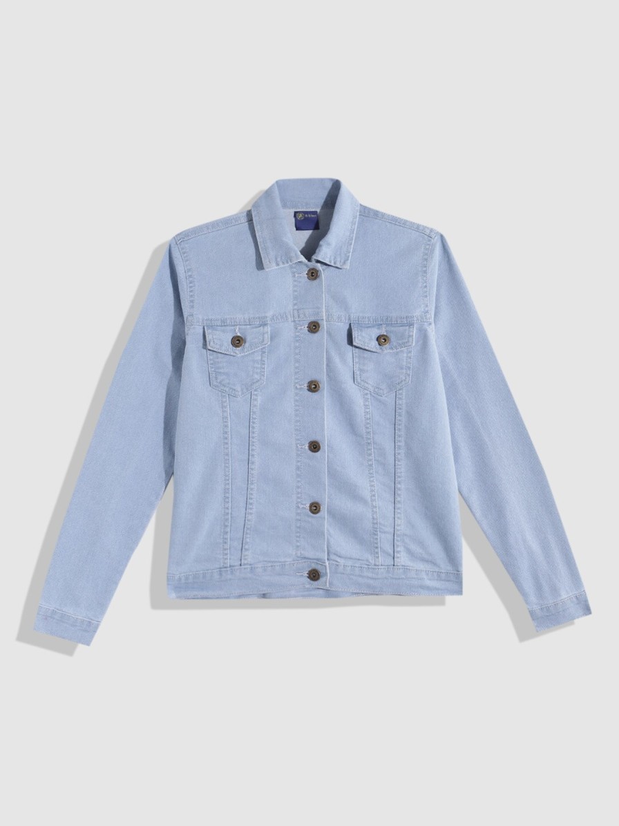 Kids YK Jacket, Sweater & Sweatshirts | Buy Yk Girls Denim Jacket - Apparel For Girls