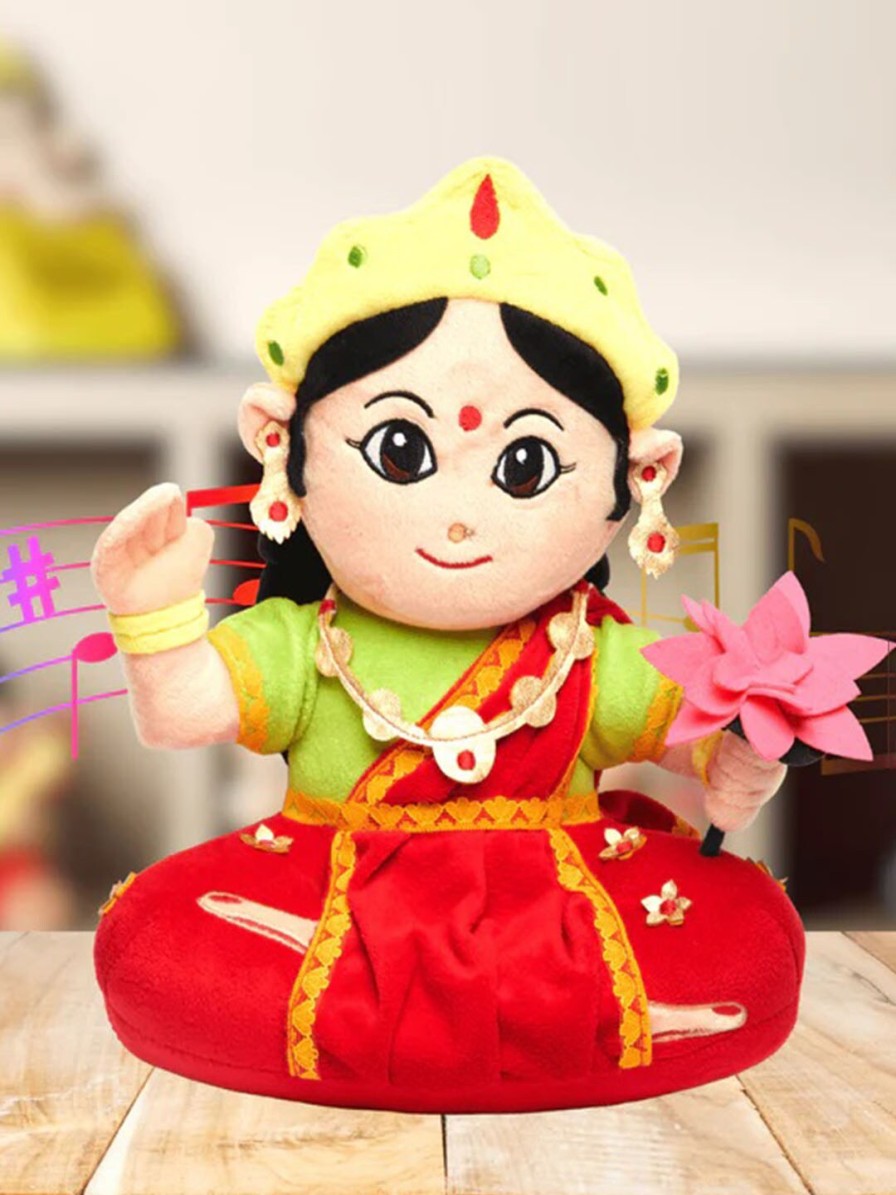 Kids Panda's Box Soft Toys | Buy Panda'S Box Devi Lakshmi Musical Plush Toy - Toys And Games For Unisex Kids