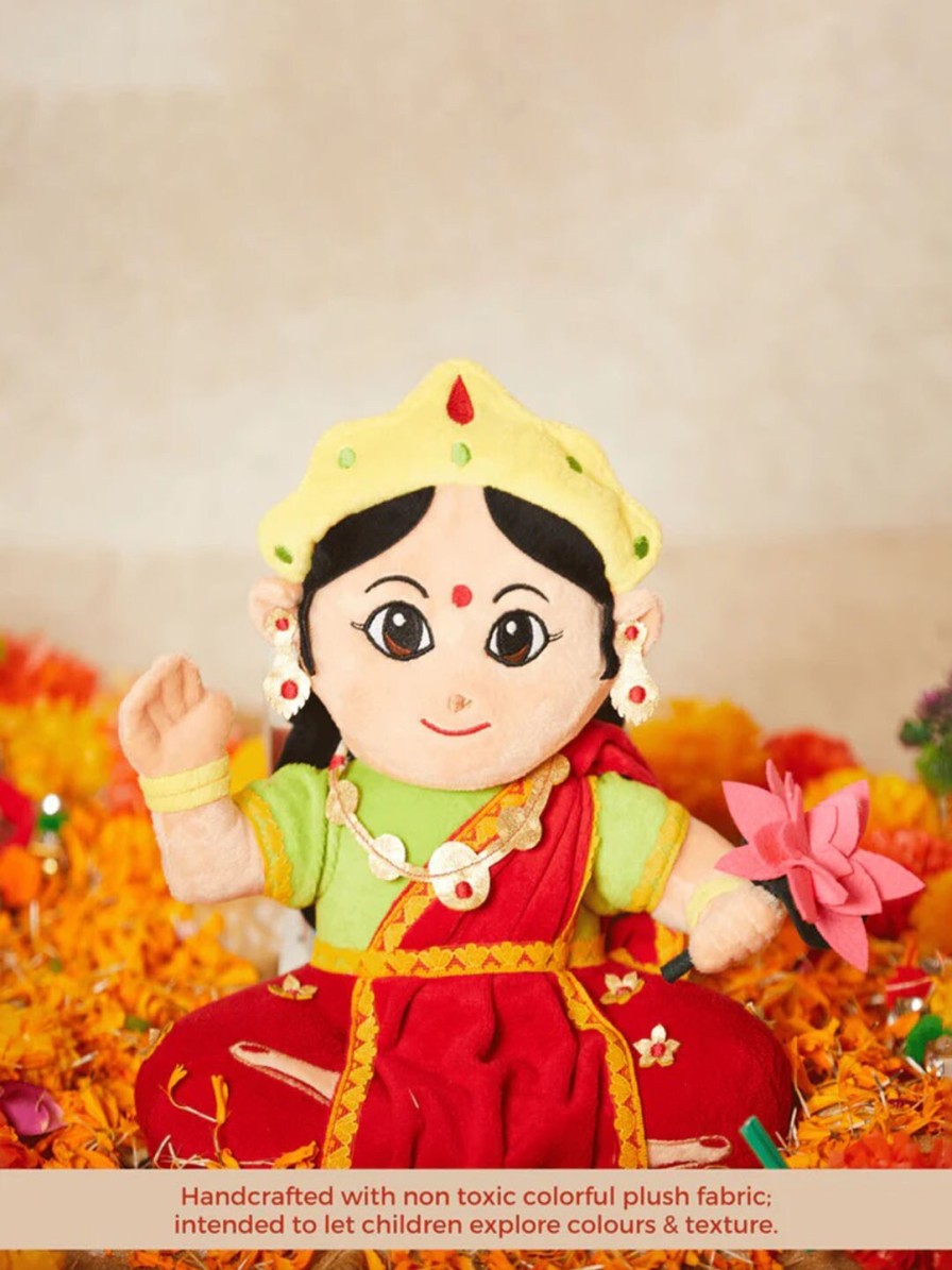 Kids Panda's Box Soft Toys | Buy Panda'S Box Devi Lakshmi Musical Plush Toy - Toys And Games For Unisex Kids