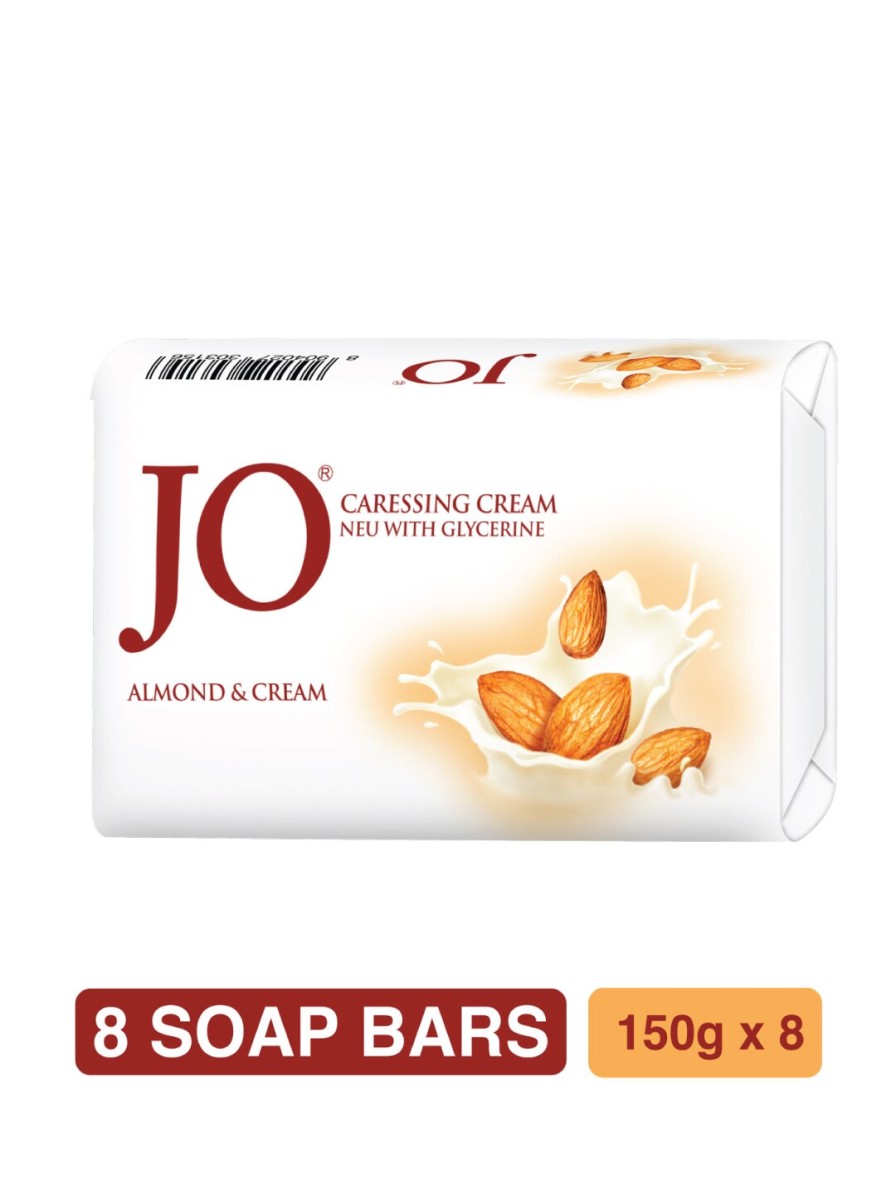 Women JO Skincare | Buy Jo Set Of 8 Almond & Cream Soap With Glycerin 150 G Each - Personal Care For Women