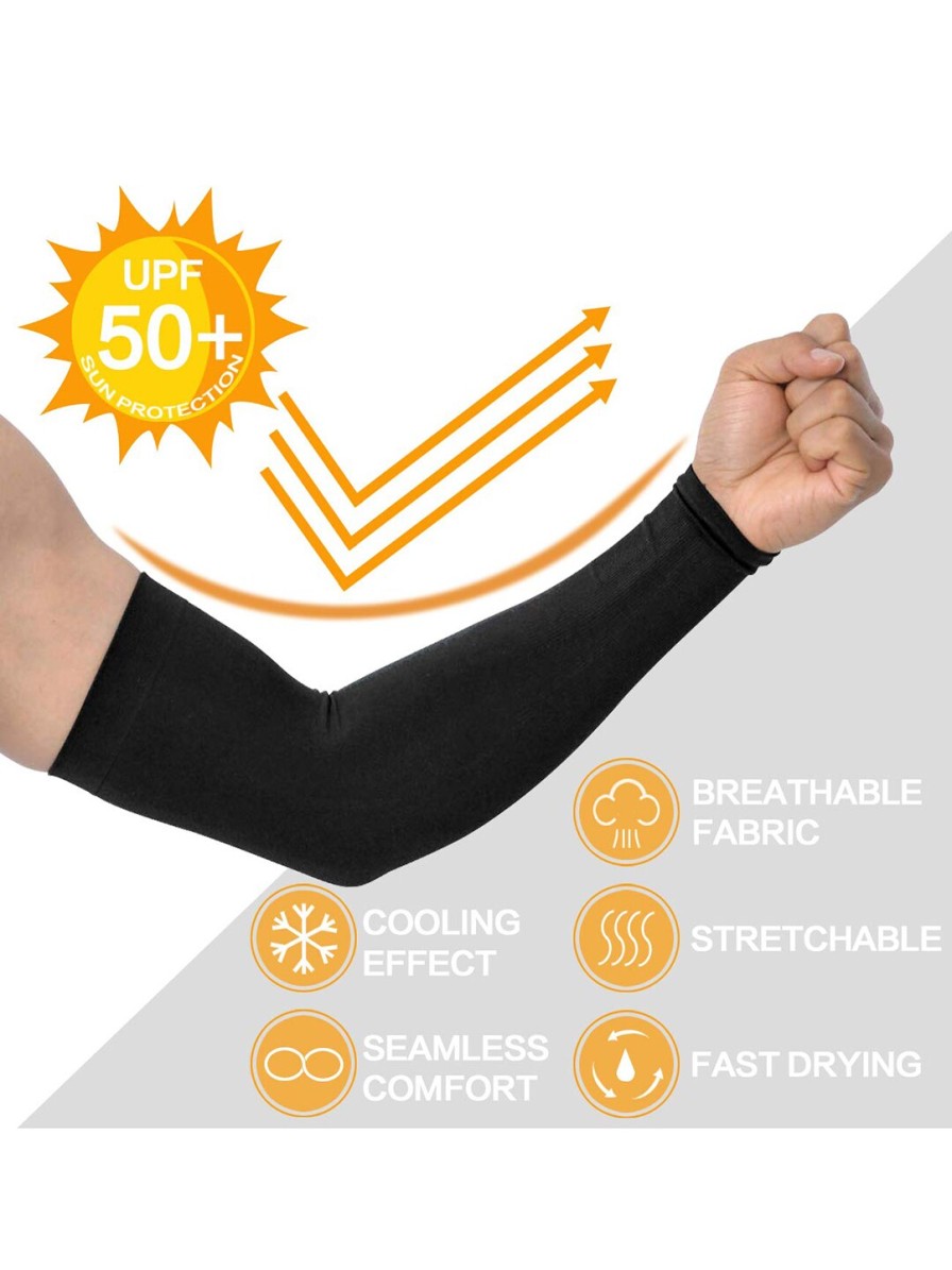 Men Aadikart Mufflers, Scarves & Gloves | Buy Aadikart Pack Of 2 Uv Sun Protection Compression Cool Arm Sleeves - Accessories For Unisex