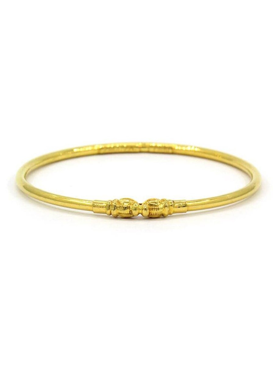 Women CANDERE A KALYAN JEWELLERS COMPANY Fine Jewellery | Buy Candere A Kalyan Jewellers Company 22Kt Yellow Gold Copper And Gold Bangle - Accessories For Women