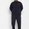 Men Sztori Tracksuits | Buy Sztori Plus Size Active Wear Mock Collar Zipper Jacket With Track Pant - Apparel For Men