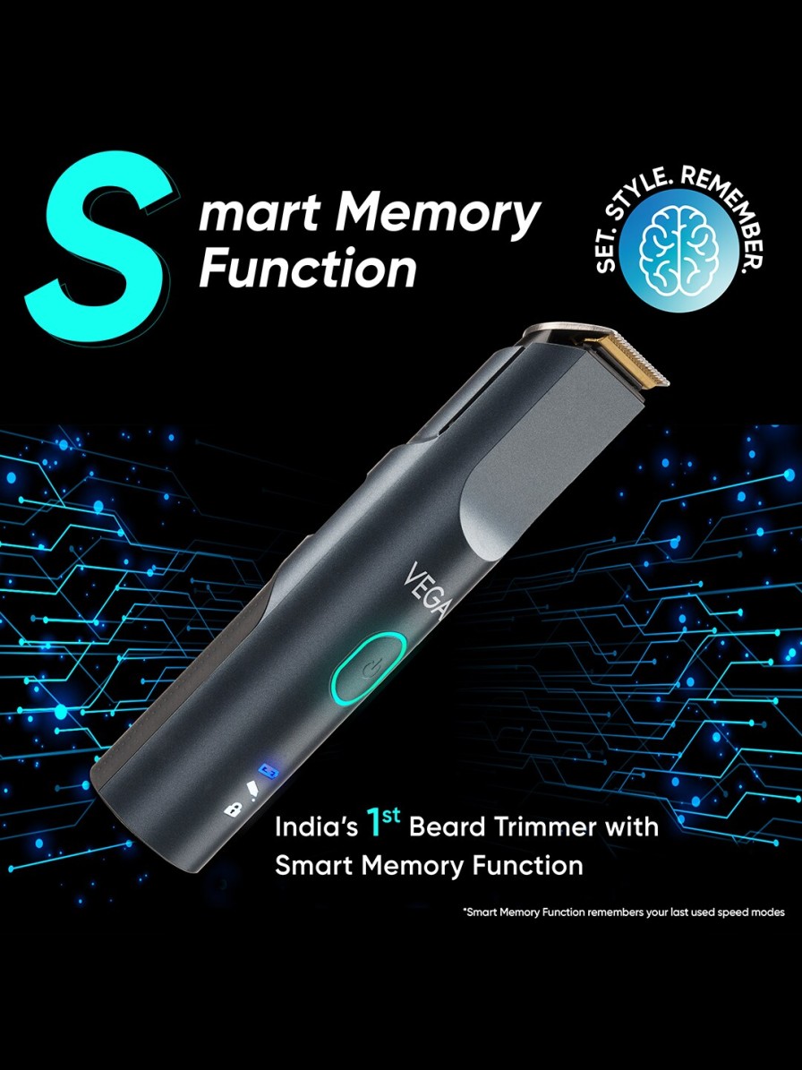 Men VEGA Trimmers | Buy Vega Men Smartone S2 Trimmer With 160 Mins Runtime & 40 Length Settings Vhth 31 - Personal Care For Men