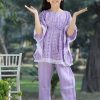 Kids Cutiekins Kurta Sets | Buy Cutiekins Girls Printed Round Neck Kaftan Kurta With Palazzos - Apparel For Girls