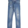 Kids Pepe Jeans Jeans | Buy Pepe Jeans Boys Slim Fit Mildly Distressed Heavy Fade Stretchable Jeans - Apparel For Boys