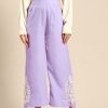 Women Sangria Skirts & Palazzos | Buy Sangria Women Flared Cropped Palazzos - Apparel For Women